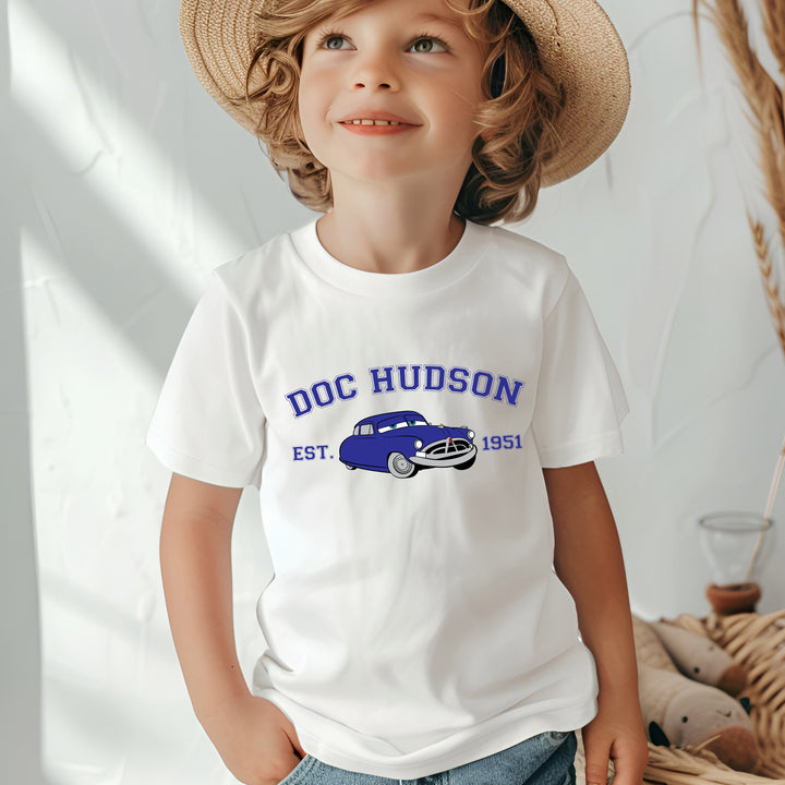 Personalized Disney Cars Doc Hudson Toddler T-shirt wokigi