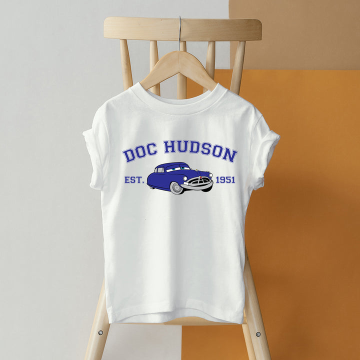 Personalized Disney Cars Doc Hudson Youth T-Shirt wokigi