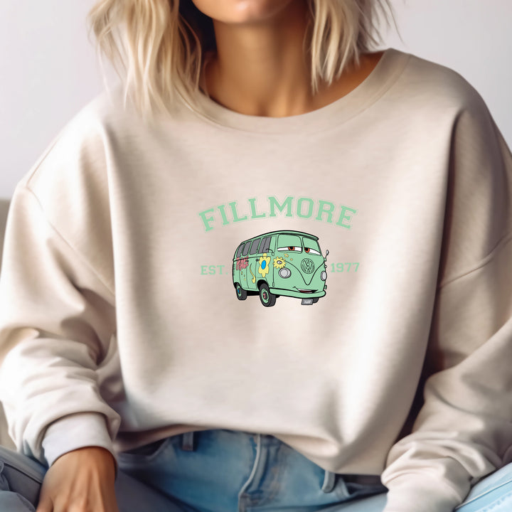 Personalized Disney Cars Filmore Adult Sweatshirt wokigi