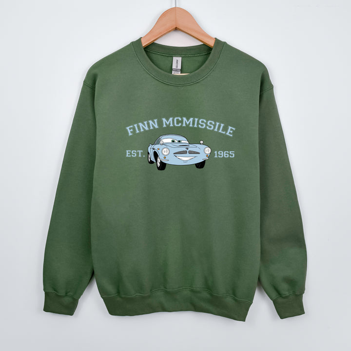 Personalized Disney Cars Finn McMissile Adult Sweatshirt wokigi