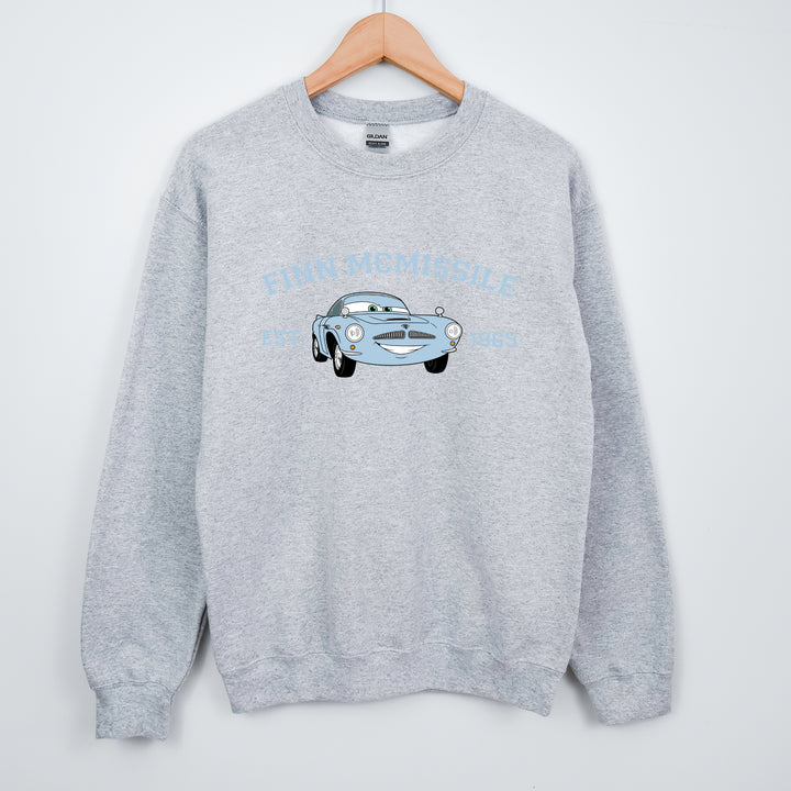 Personalized Disney Cars Finn McMissile Adult Sweatshirt wokigi