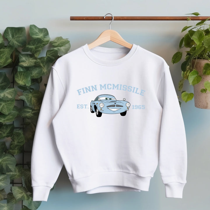 Personalized Disney Cars Finn McMissile Adult Sweatshirt wokigi