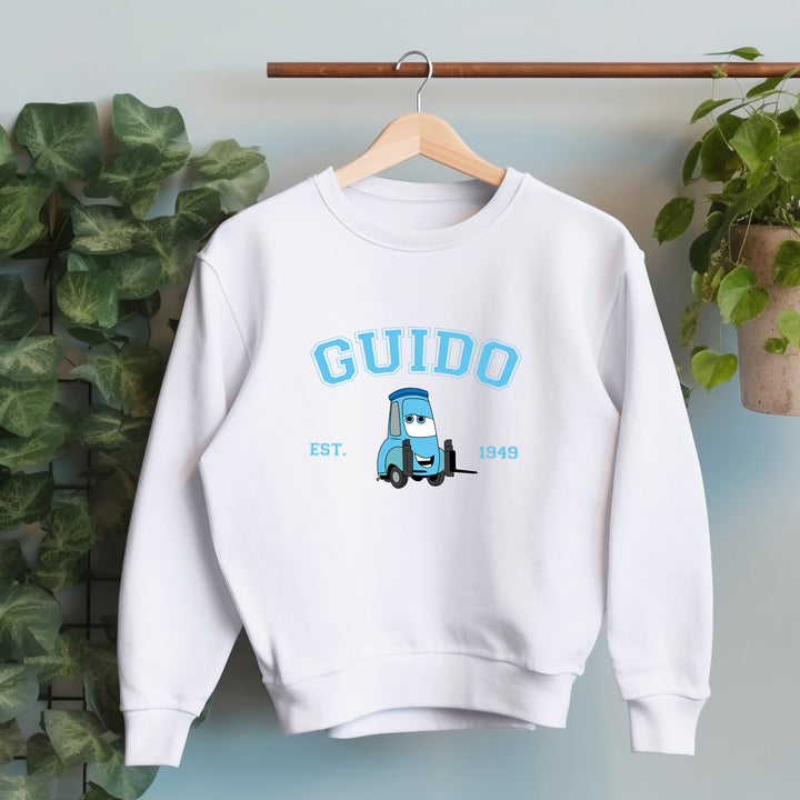 Personalized Disney Cars Guido Adult Sweatshirt wokigi