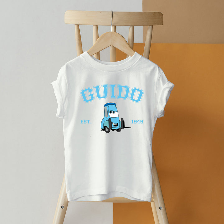 Personalized Disney Cars Guido Toddler T-shirt wokigi