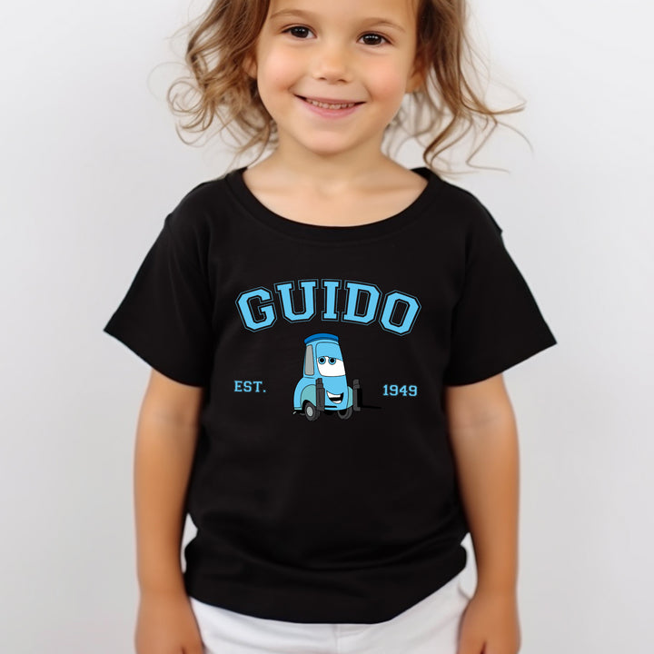 Personalized Disney Cars Guido Toddler T-shirt wokigi