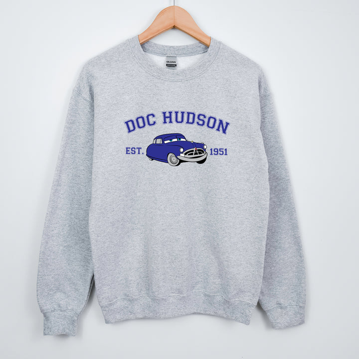 Personalized Disney Cars Hudson Adult Sweatshirt wokigi