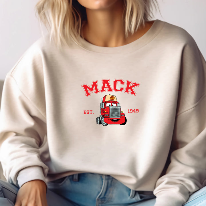 Personalized Disney Cars Mack Adult Sweatshirt wokigi