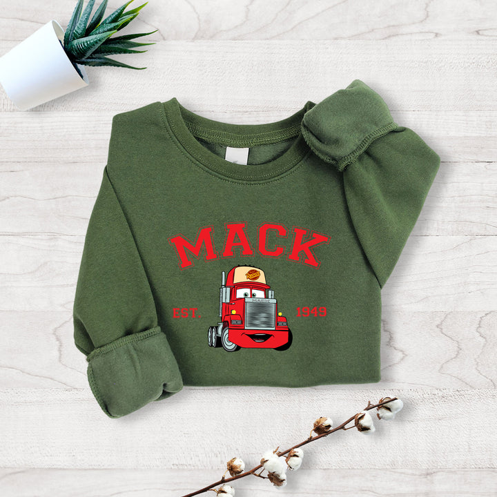 Personalized Disney Cars Mack Kids Sweatshirt wokigi