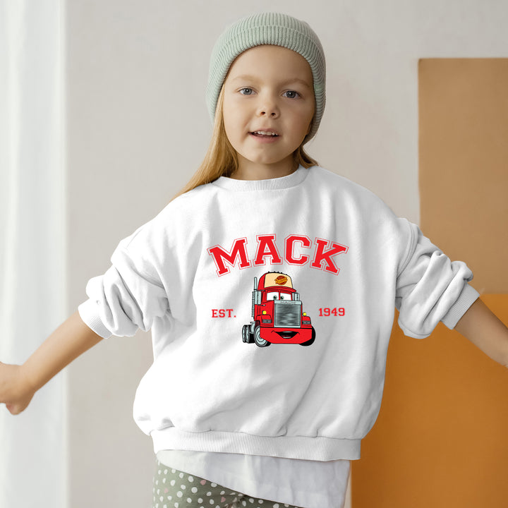 Personalized Disney Cars Mack Kids Sweatshirt wokigi