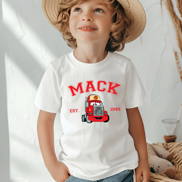 Personalized Disney Cars Mack Youth T-Shirt wokigi