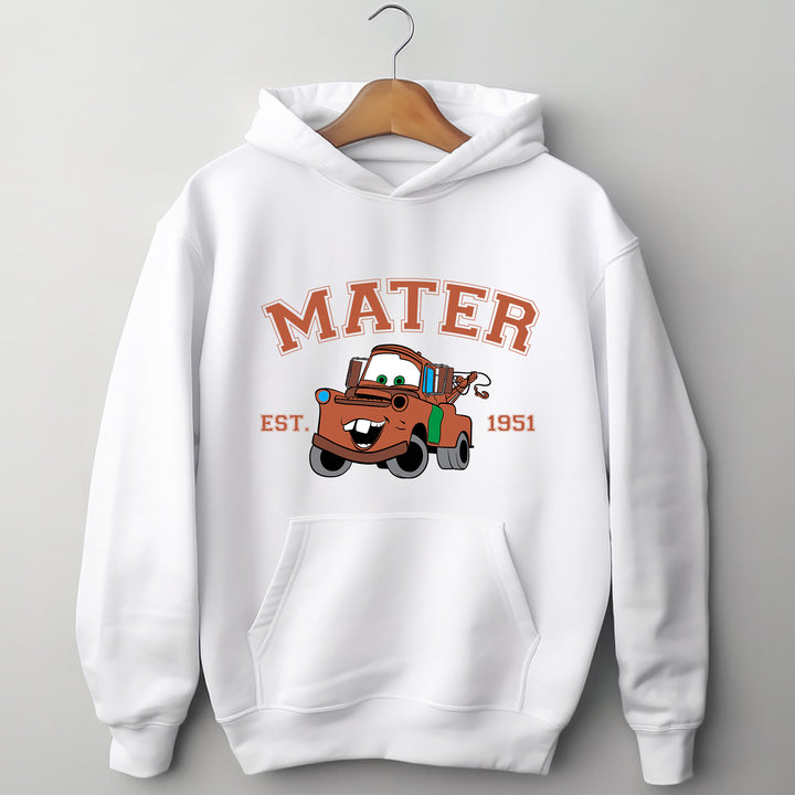 Personalized Disney Cars Mater Adult Hoodie wokigi