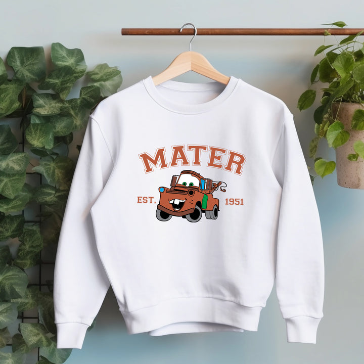 Personalized Disney Cars Mater Adult Sweatshirt wokigi