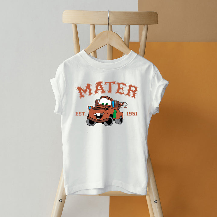 Personalized Disney Cars Mater Toddler T-shirt wokigi