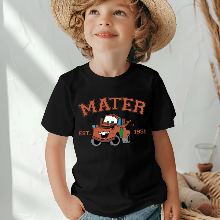 Personalized Disney Cars Mater Toddler T-shirt wokigi