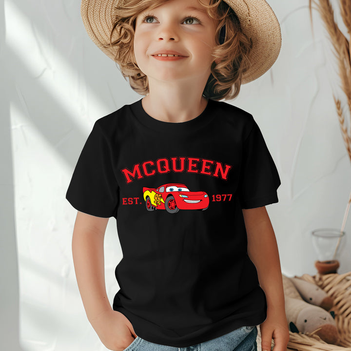 Personalized Disney Cars Lightning McQueen Toddler T-shirt wokigi