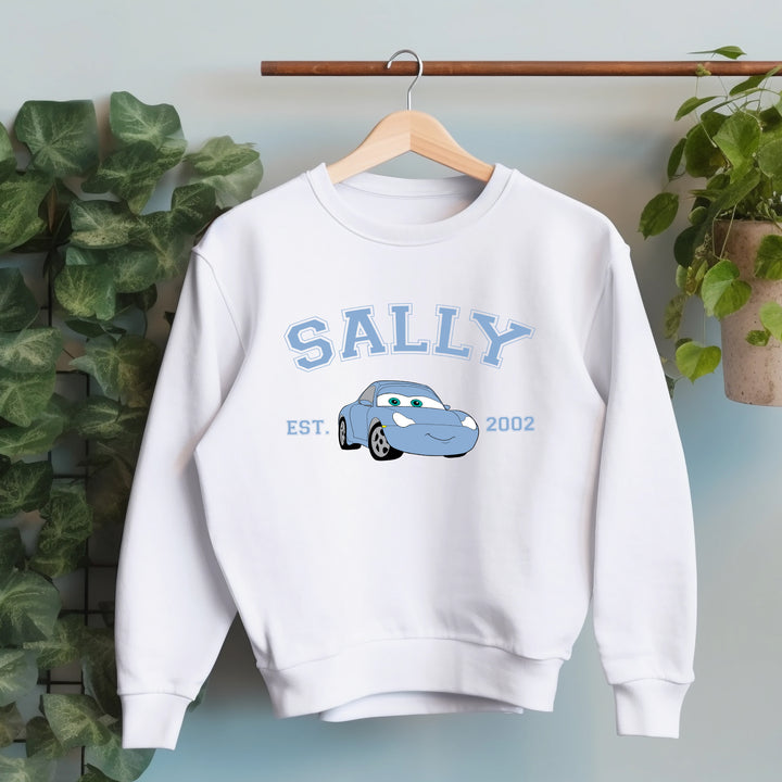 Personalized Disney Cars Sally Adult Sweatshirt wokigi