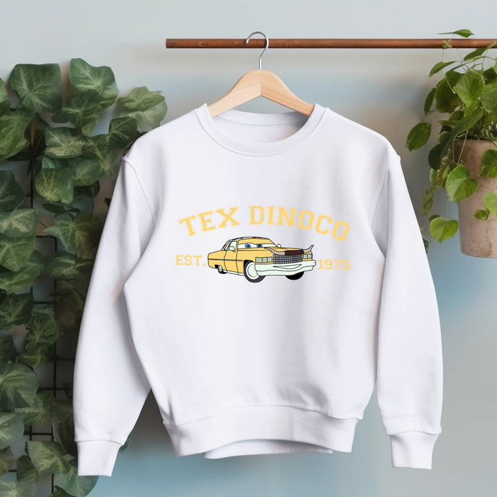 Personalized Disney Cars Tex Dinoco Adult Sweatshirt - wokigi