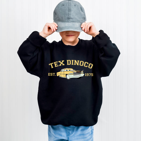 Personalized Disney Cars Tex Dinoco Kids Sweatshirt wokigi