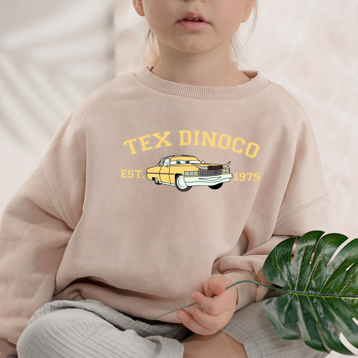 Personalized Disney Cars Tex Dinoco Kids Sweatshirt wokigi