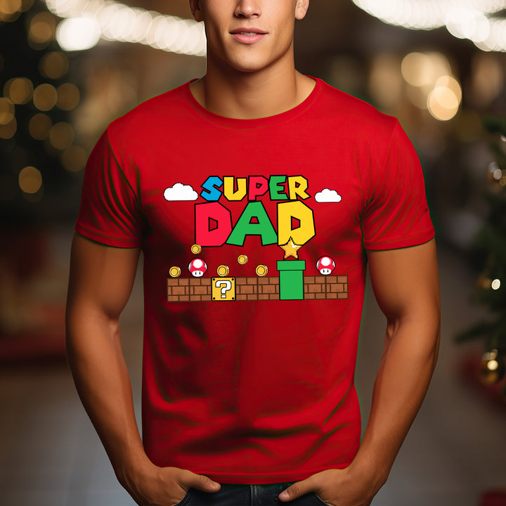 Super Mario Custom Name Adult T-shirt wokigi